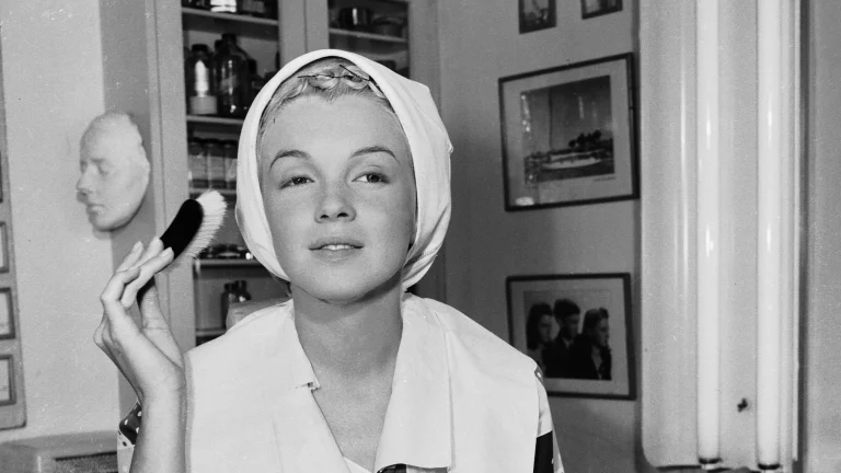 Marilyn Monroe ungeschminkt
